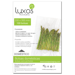 Domestic vacuum bag (embossed)